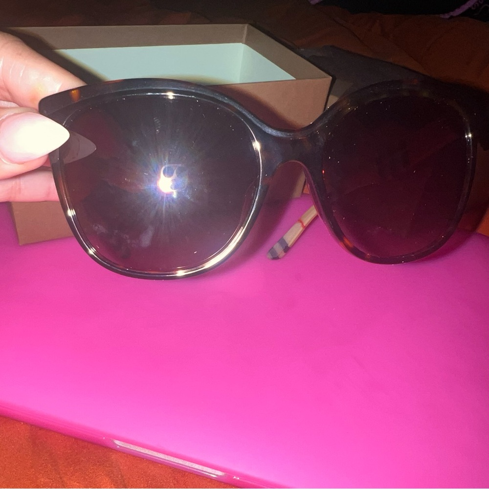 Burberry Black and Brown Sunglasses